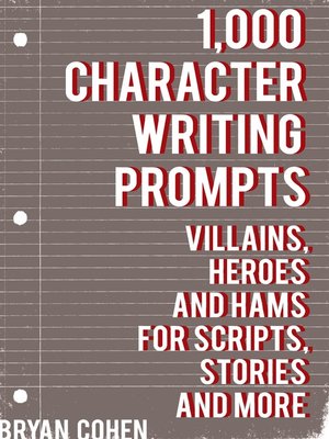 cover image of 1,000 Character Writing Prompts